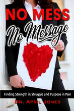 Load image into Gallery viewer, SIGNED BY AUTHOR COPY No Mess No Message Paperback