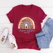 Load image into Gallery viewer, Let Your Light Shine Scriptural Tee Faith-Based Christian Apparel