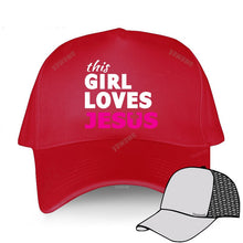 Load image into Gallery viewer, This Girl Loves Jesus Faith Based Christian Ball Caps Cotton/Breathable