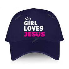 Load image into Gallery viewer, This Girl Loves Jesus Faith Based Christian Ball Caps Cotton/Breathable