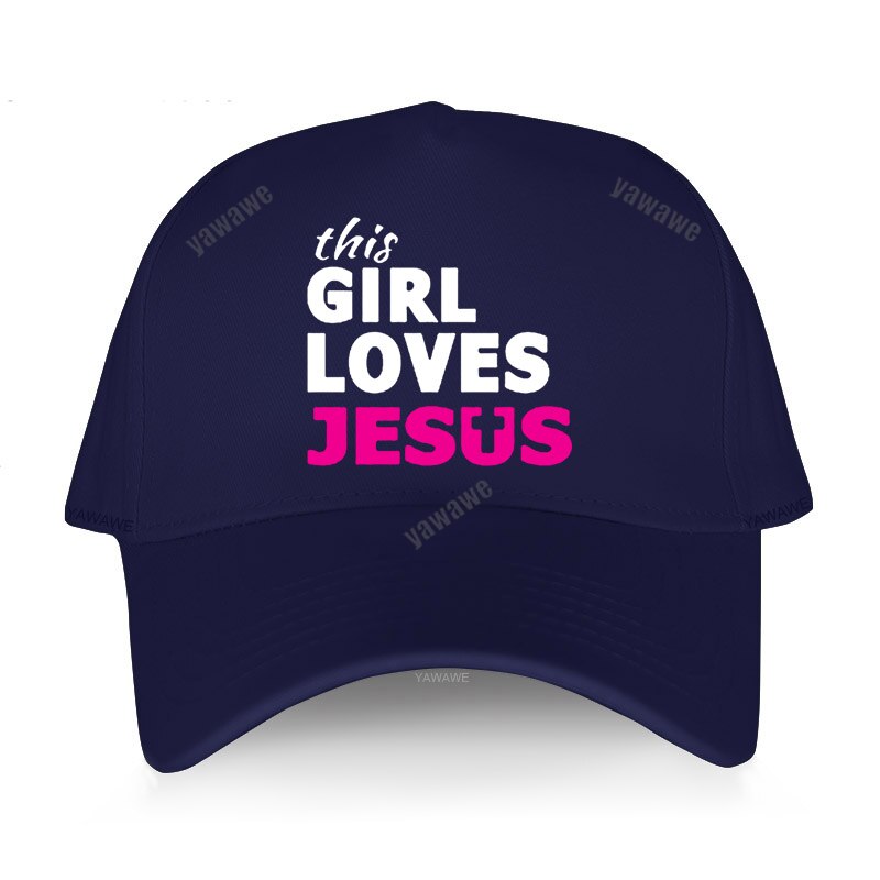 This Girl Loves Jesus Faith Based Christian Ball Caps Cotton/Breathable