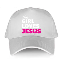 Load image into Gallery viewer, This Girl Loves Jesus Faith Based Christian Ball Caps Cotton/Breathable